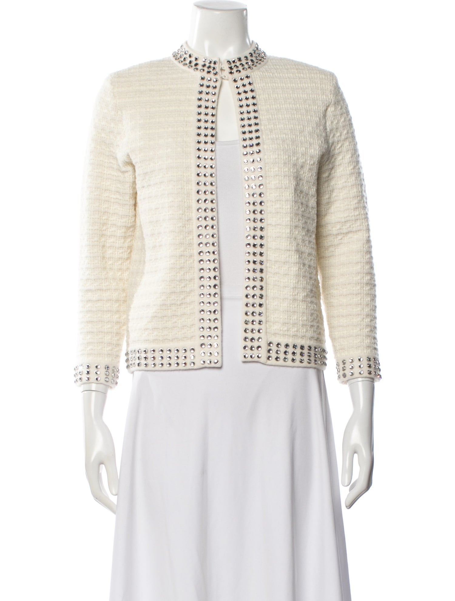 Minnie Rose Wool Tweed Pattern Evening Jacket w/ Tags