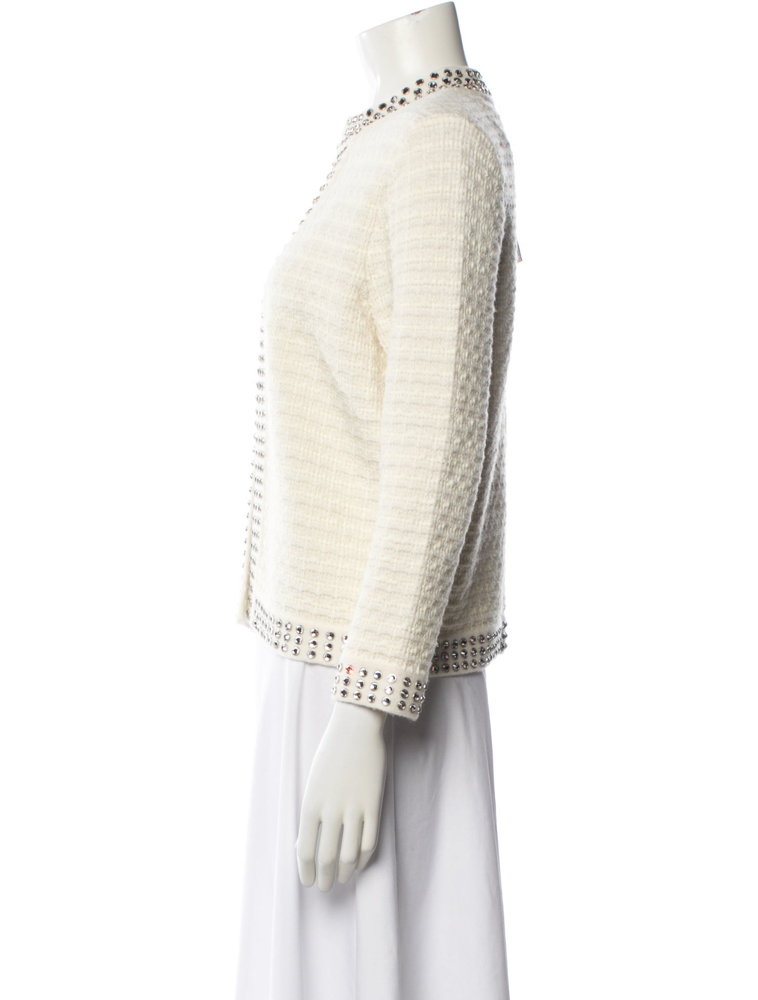 Minnie Rose Wool Tweed Pattern Evening Jacket w/ Tags