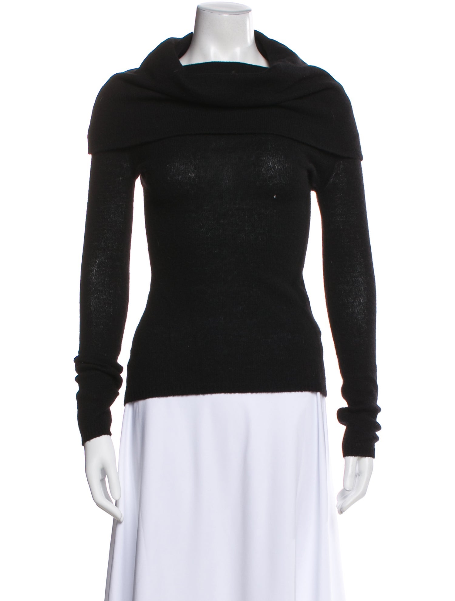 Minnie Rose Cashmere Cowl Neck Sweater