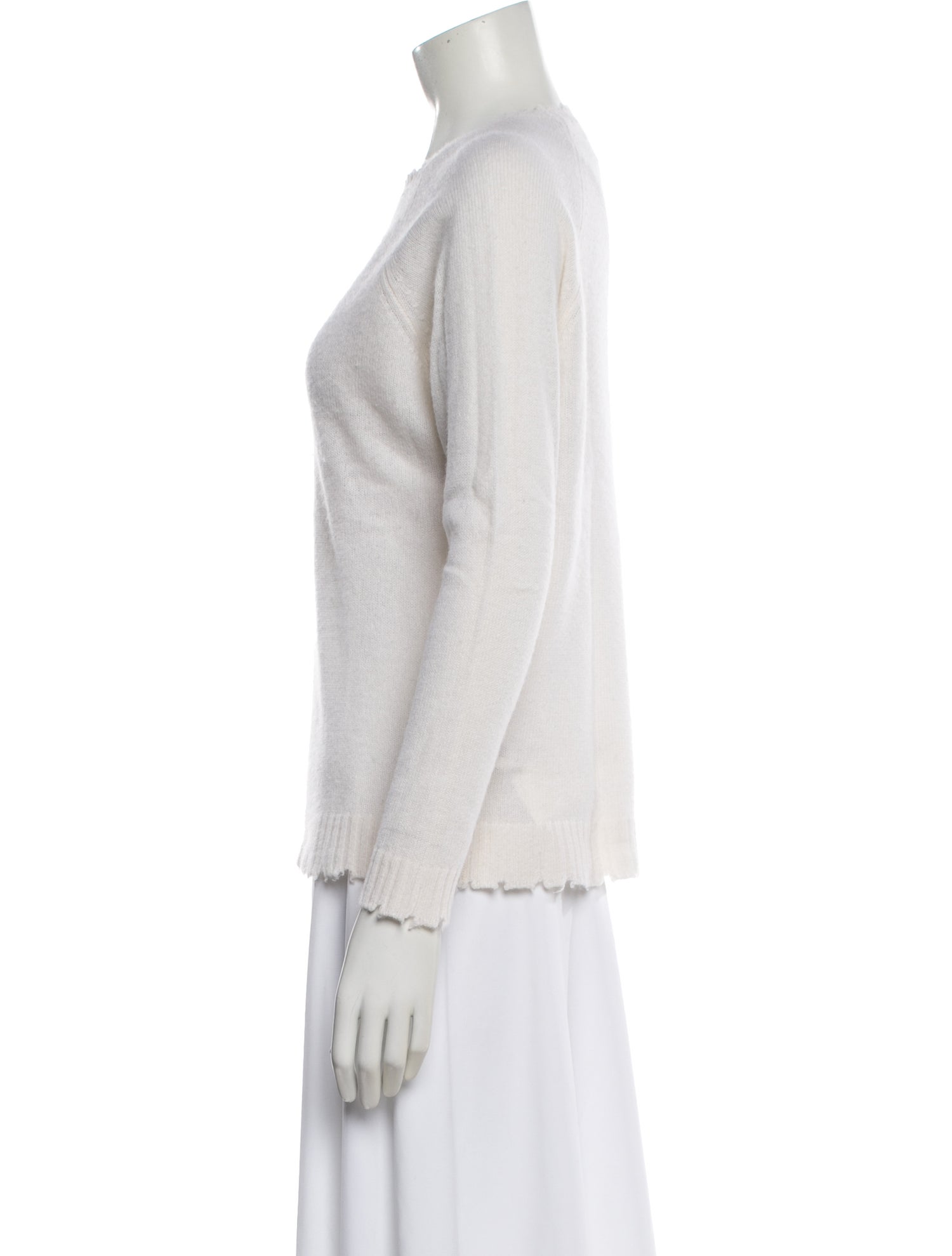Minnie Rose Cashmere Crew Neck Sweater