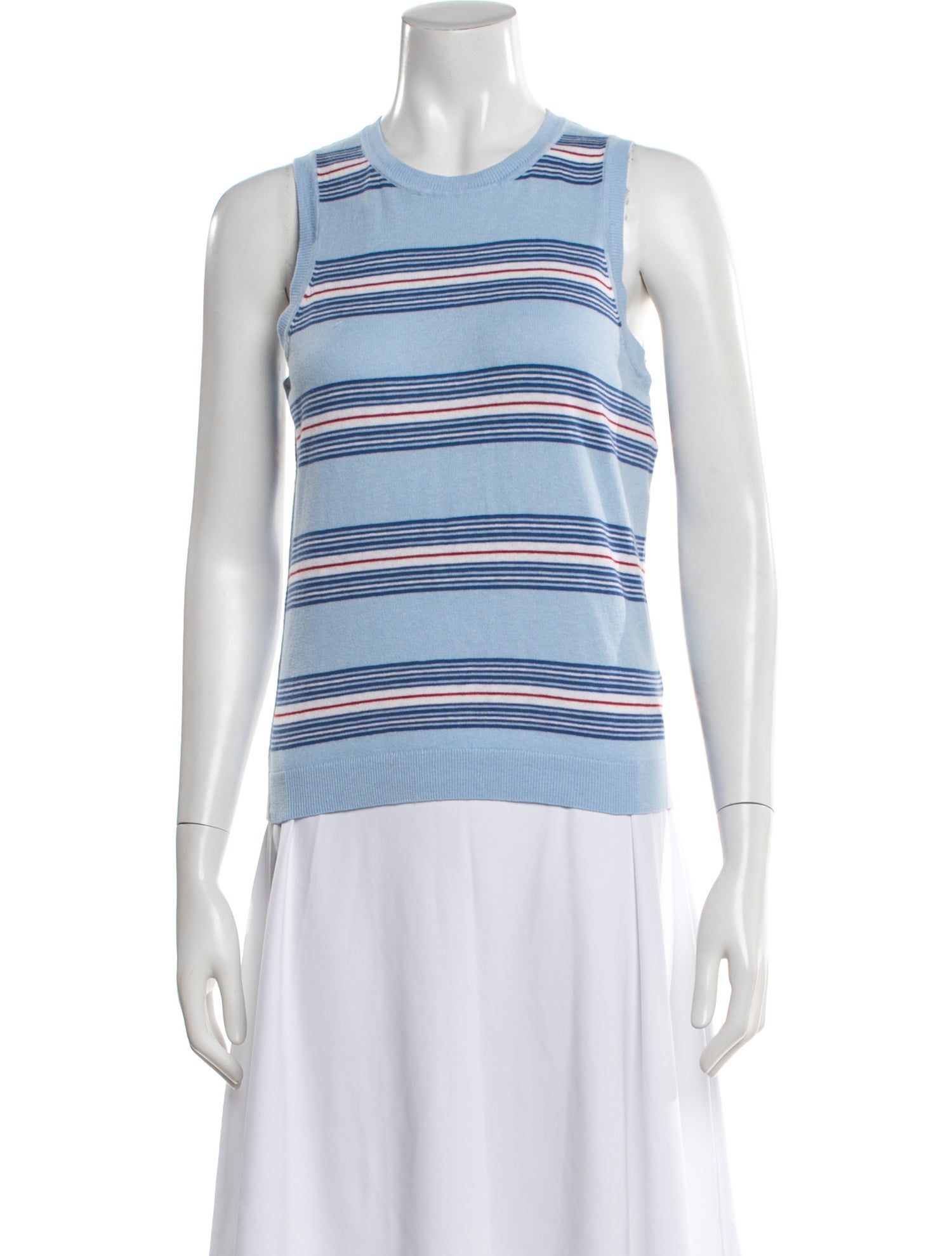 Minnie Rose Striped Crew Neck Sweater w/ Tags