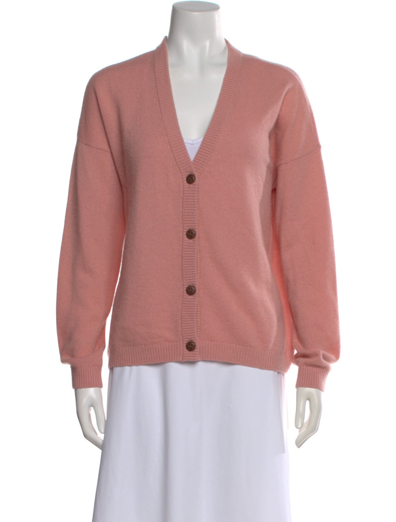 Minnie Rose Cashmere V-Neck Sweater
