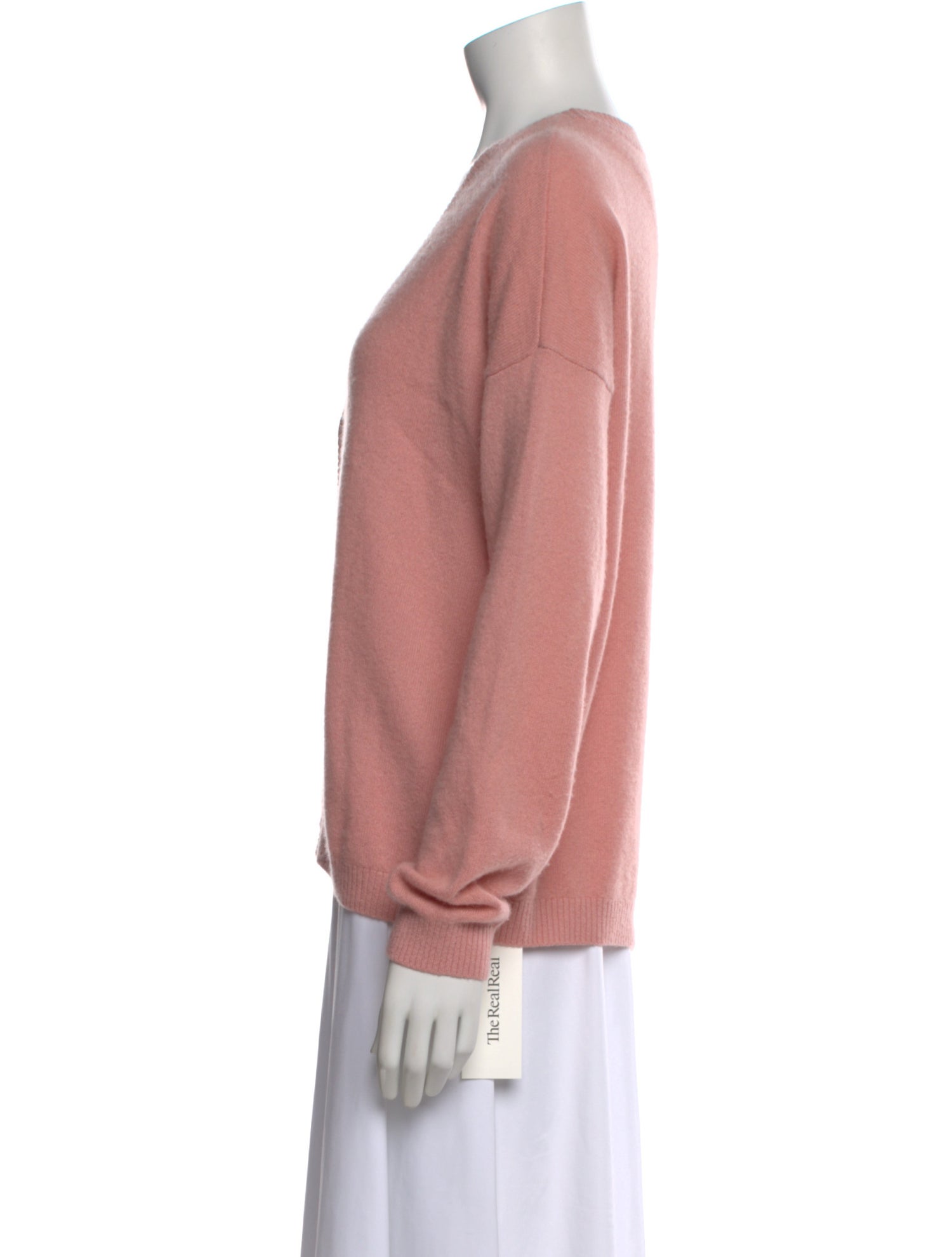 Minnie Rose Cashmere V-Neck Sweater