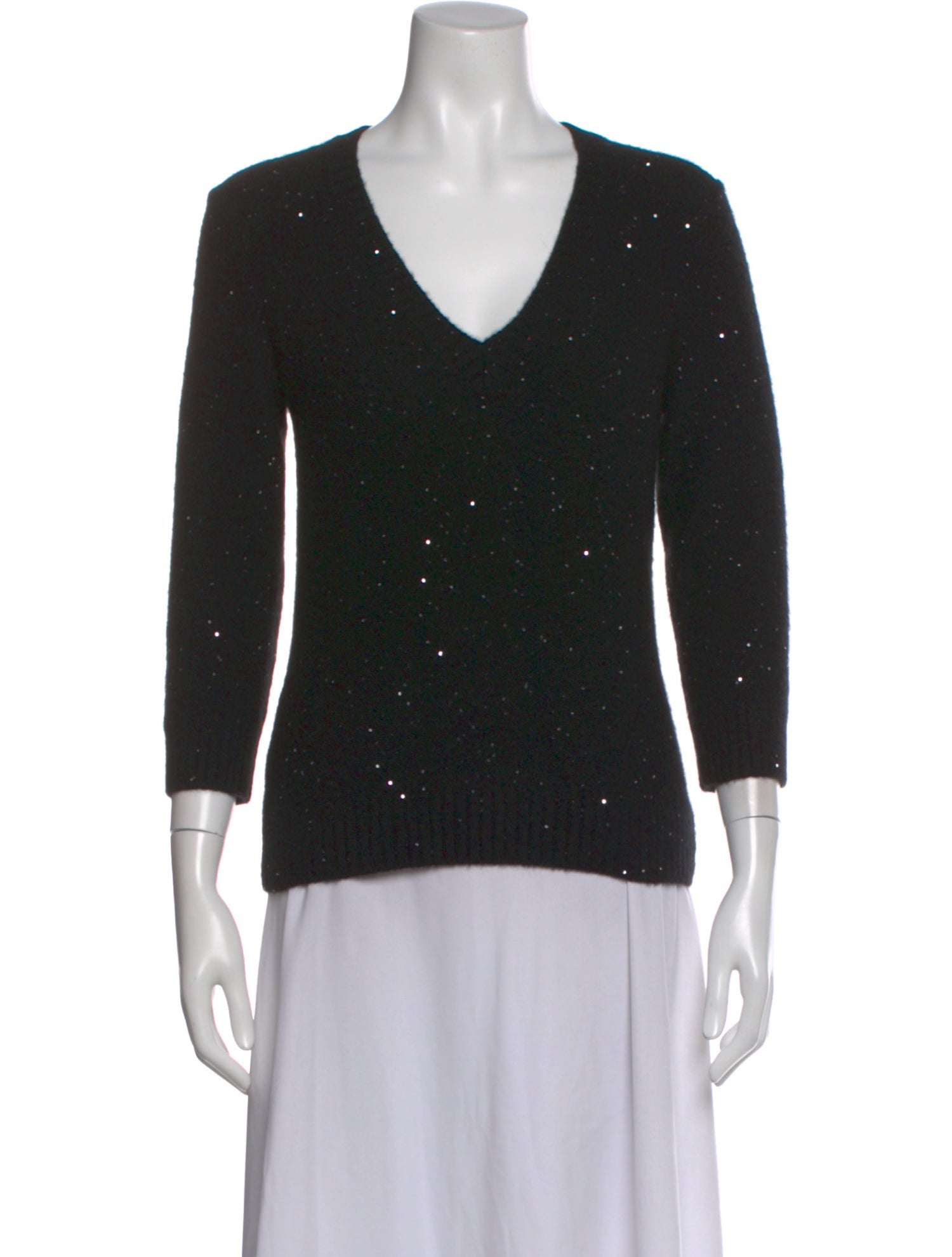 Minnie Rose Cashmere Patterned Sweater w/ Tags