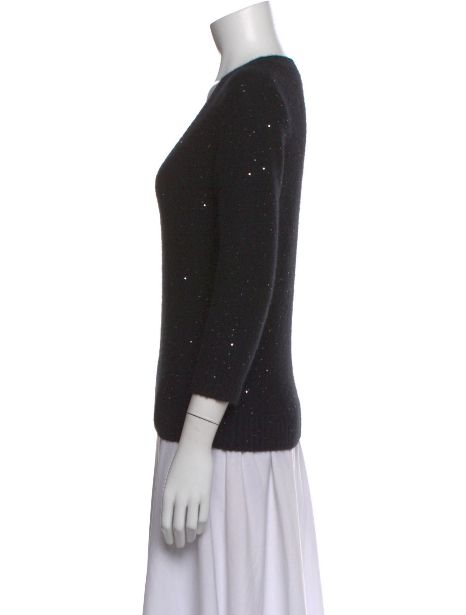 Minnie Rose Cashmere Patterned Sweater w/ Tags