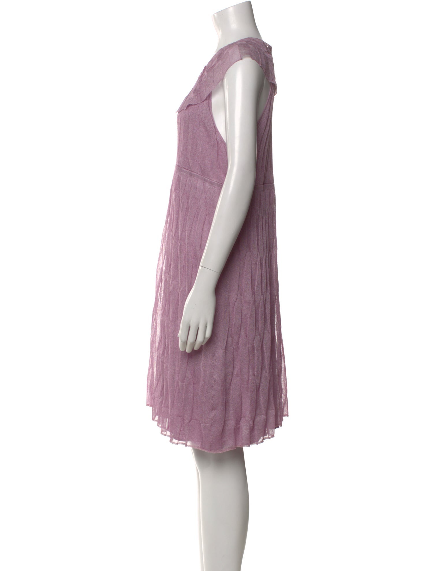 Minnie Rose V-Neck Knee-Length Dress