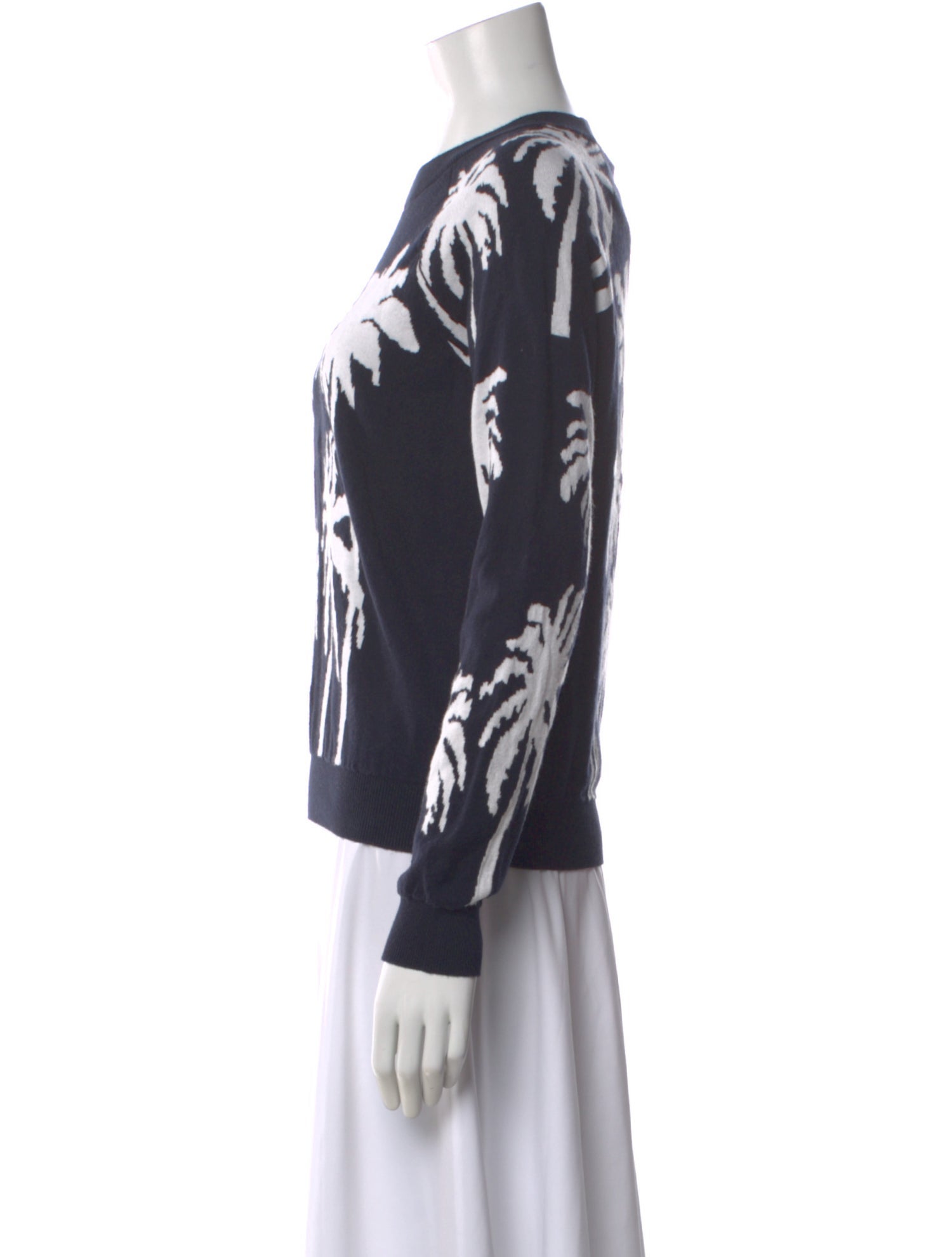 Minnie Rose Graphic Print Crew Neck Sweater w/ Tags