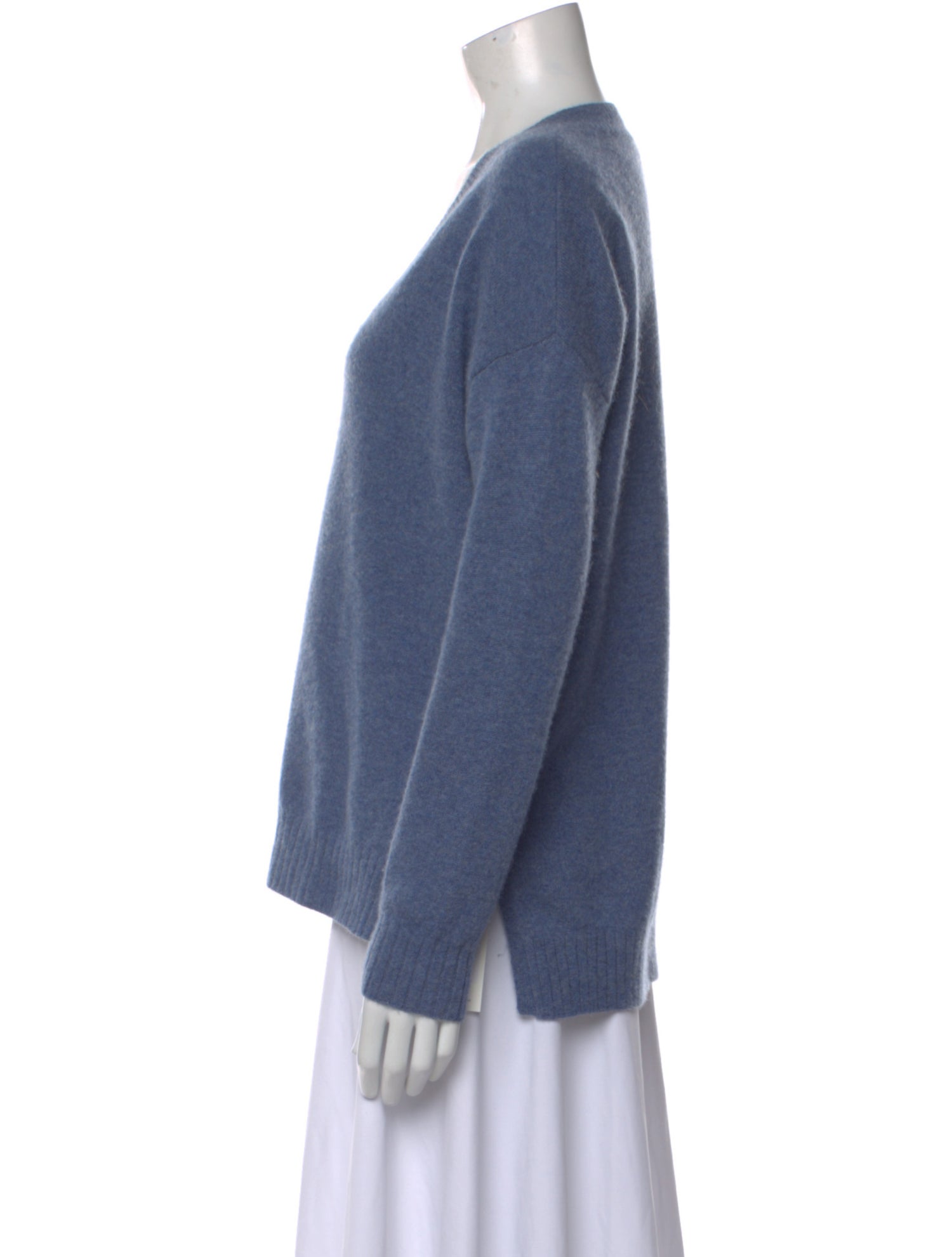 Minnie Rose Cashmere V-Neck Sweater