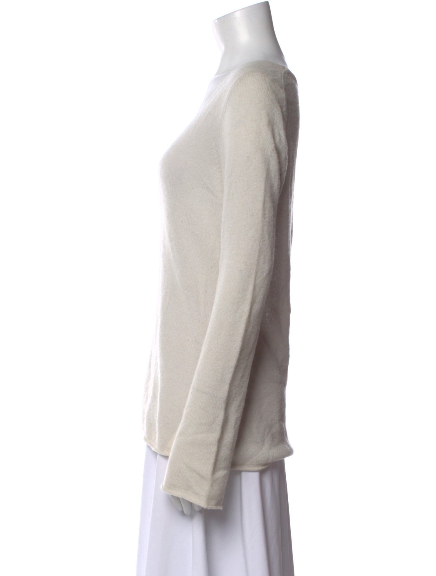 Minnie Rose Cashmere V-Neck Sweater