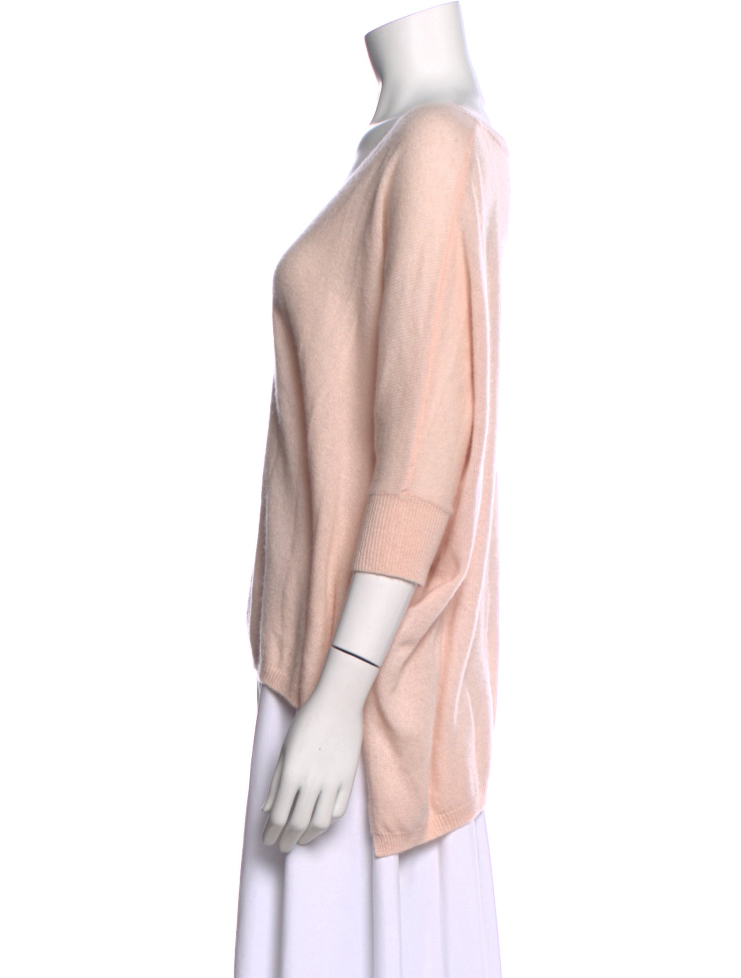 Minnie Rose Cashmere V-Neck Sweater
