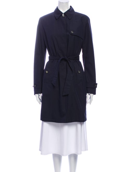 Montedoro Trench Coat Blue
