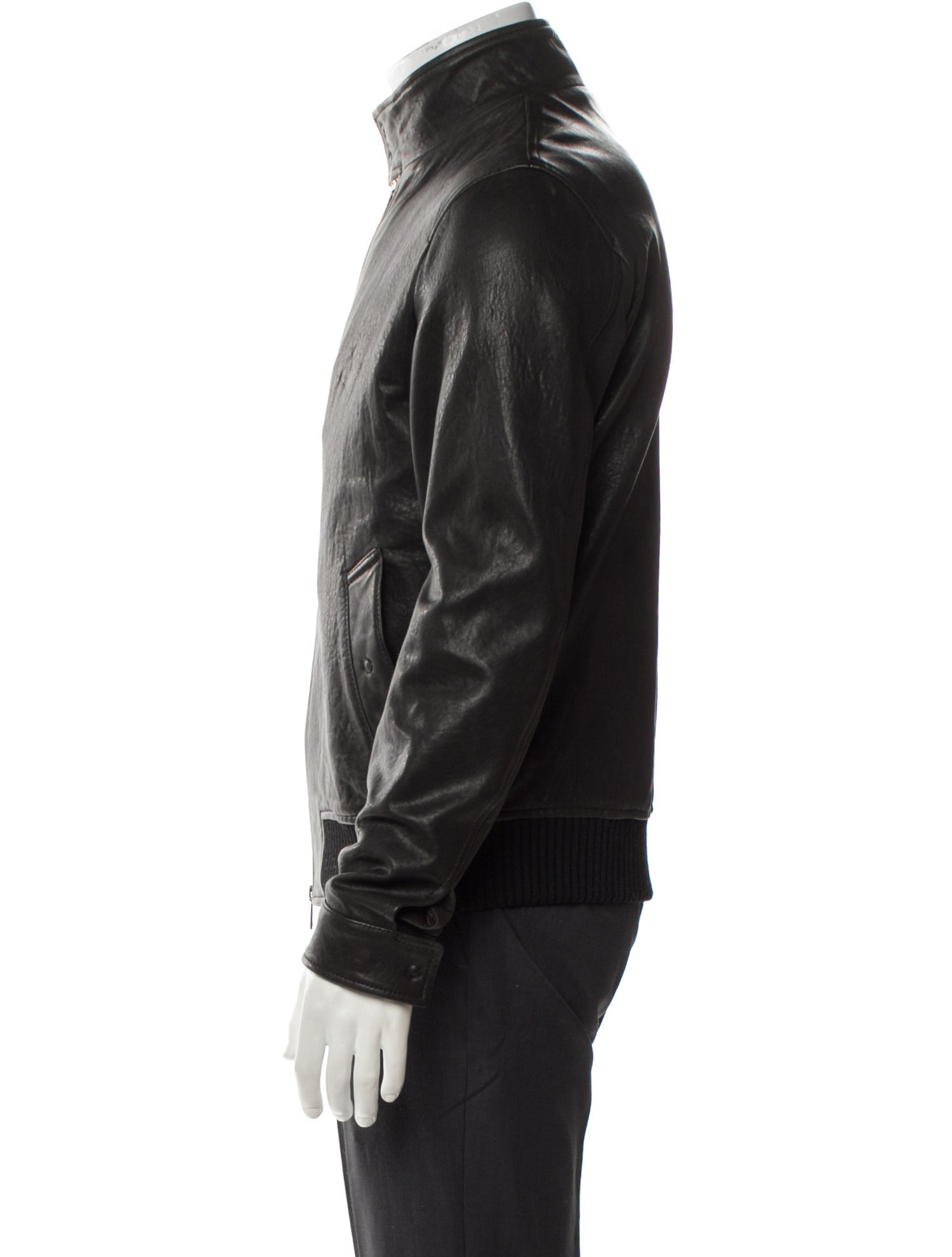 Montedoro Lamb Leather Moto Jacket