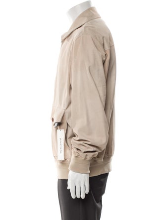 Montedoro Leather Bomber Jacket