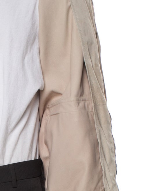 Montedoro Leather Bomber Jacket