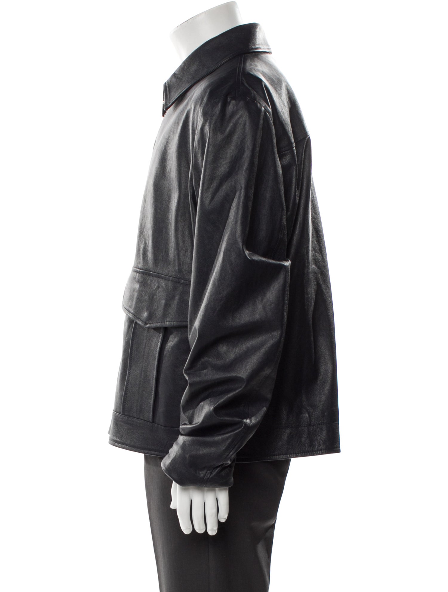 Montedoro Leather Moto Jacket