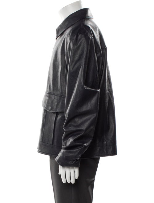 Montedoro Leather Moto Jacket