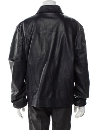 Montedoro Leather Moto Jacket