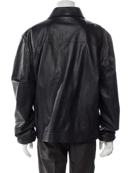 Montedoro Leather Moto Jacket