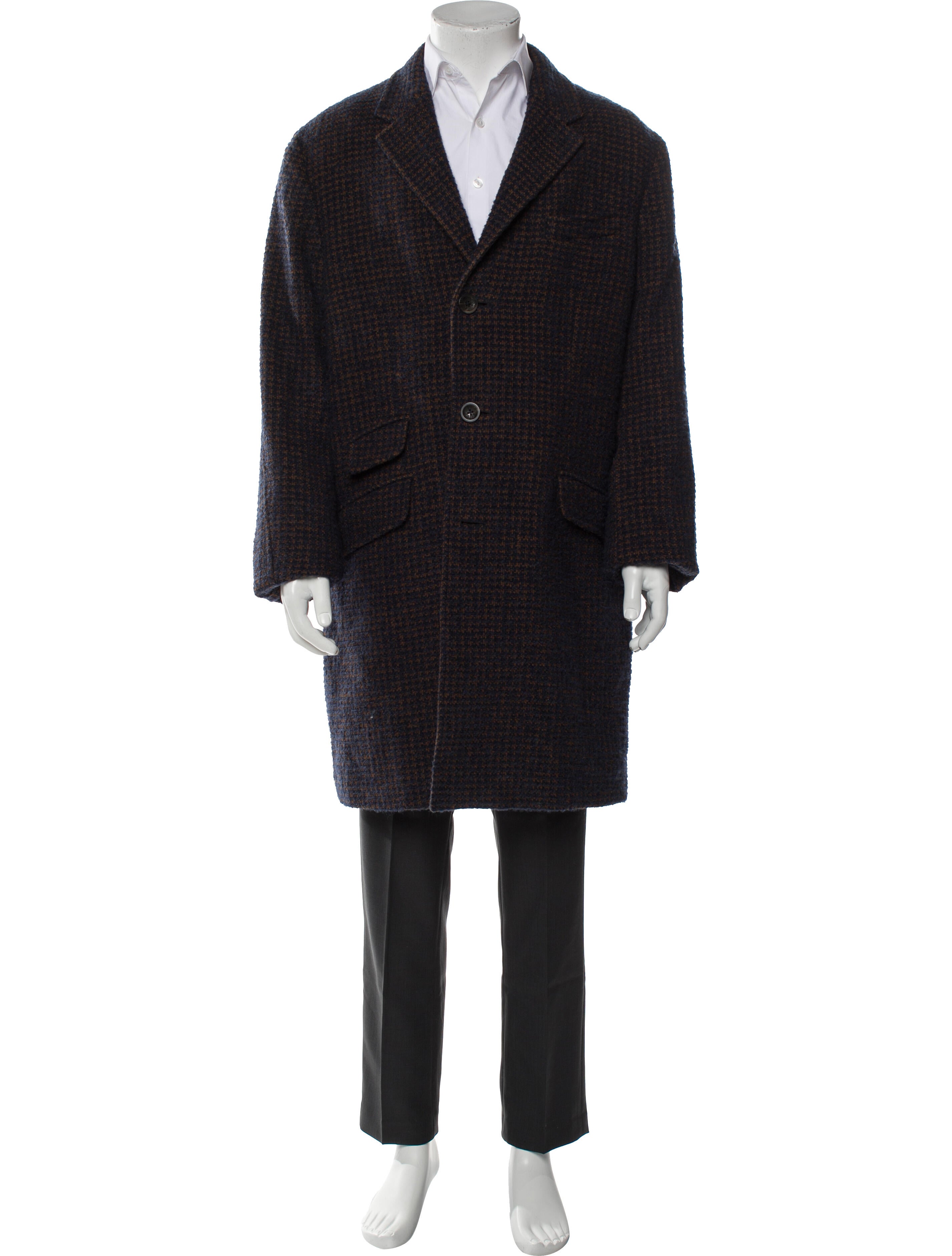 Montedoro Tweed Pattern Overcoat