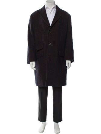 Montedoro Tweed Pattern Overcoat