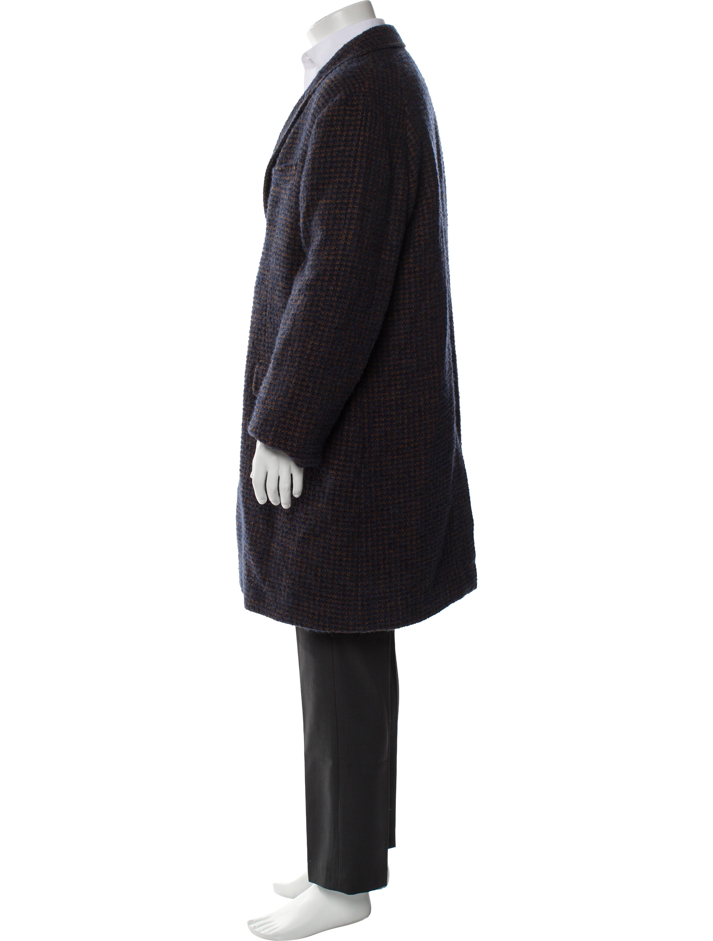 Montedoro Tweed Pattern Overcoat