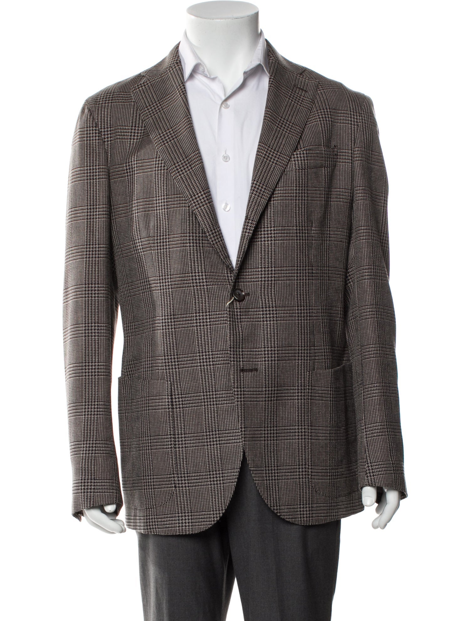 Montedoro Wool Houndstooth Print Blazer w/ Tags