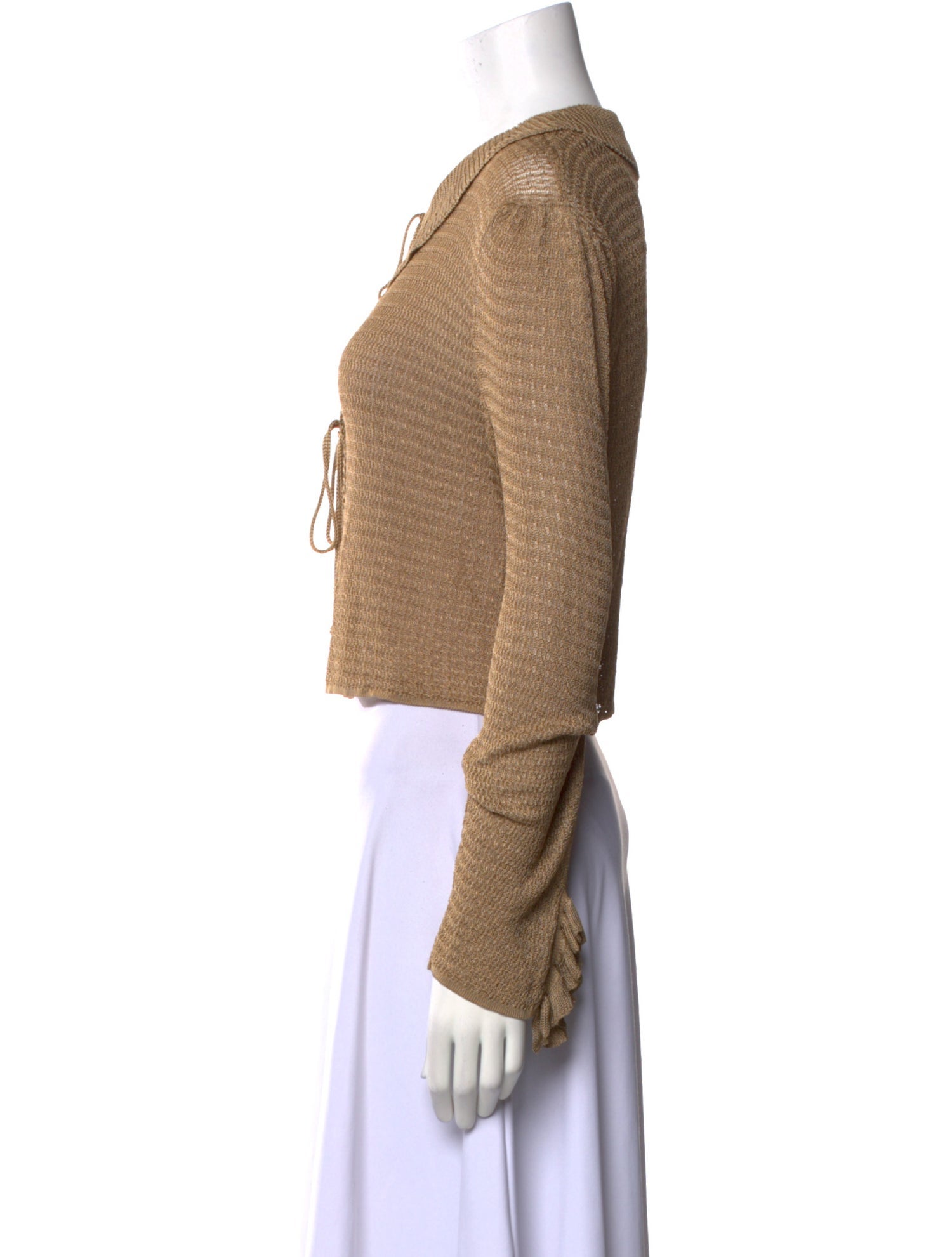 Maryam Nassir Zadeh x BA&SH Tie Neck Sweater w/ Tags