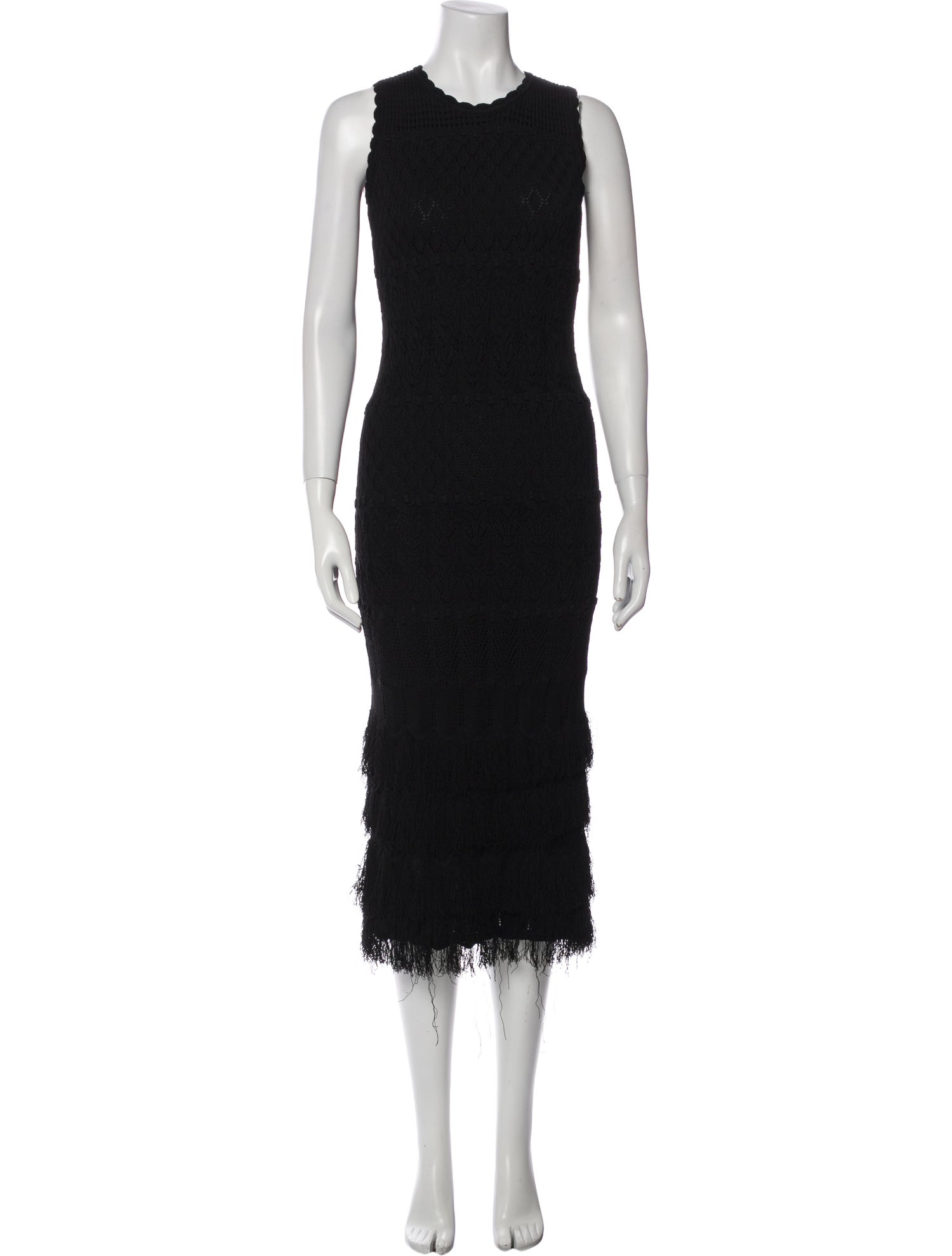 Maryam Nassir Zadeh x BA&SH Crew Neck Midi Length Dress w/ Tags