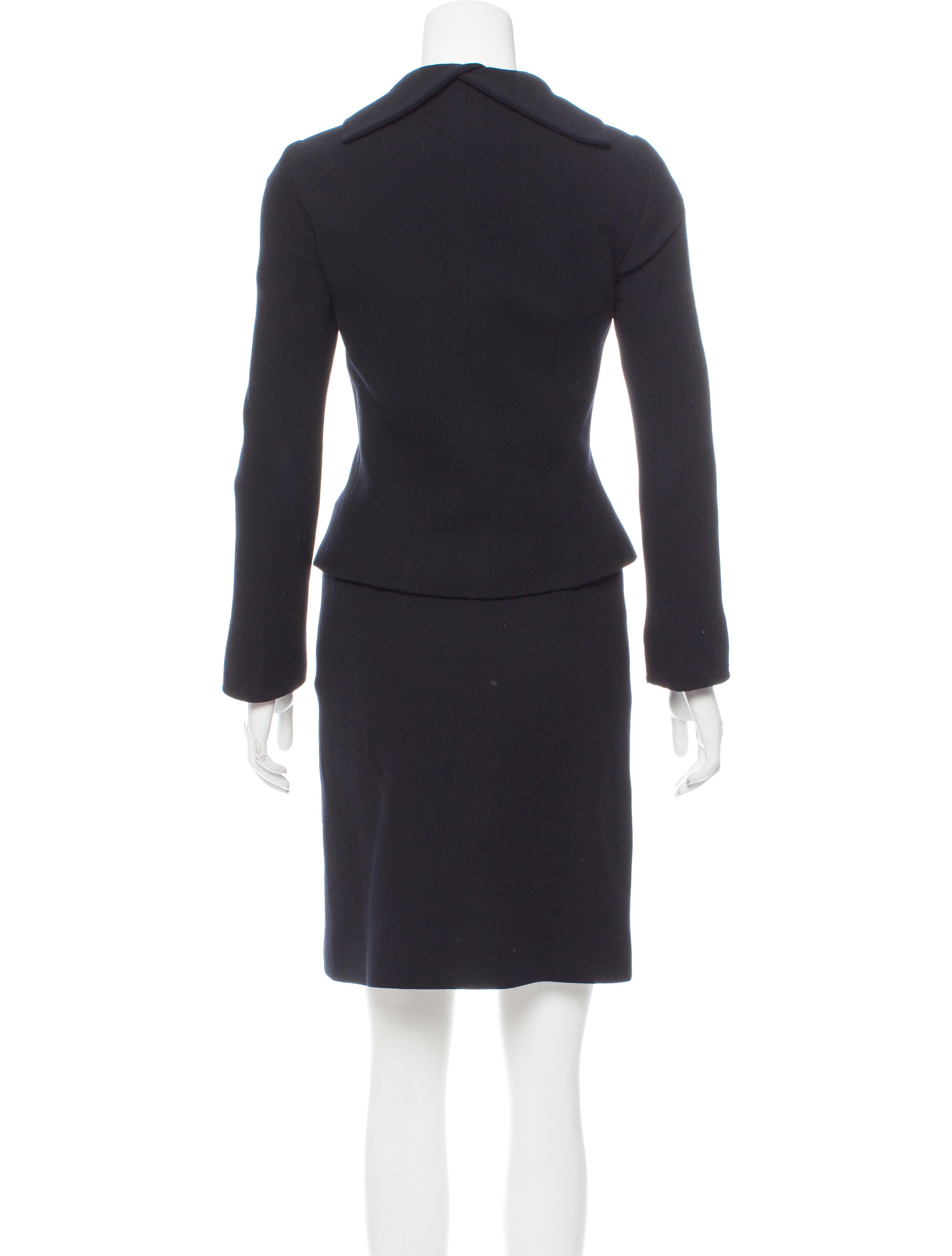 Moschino Cheap and Chic Structured Mini Skirt Suit Clothing