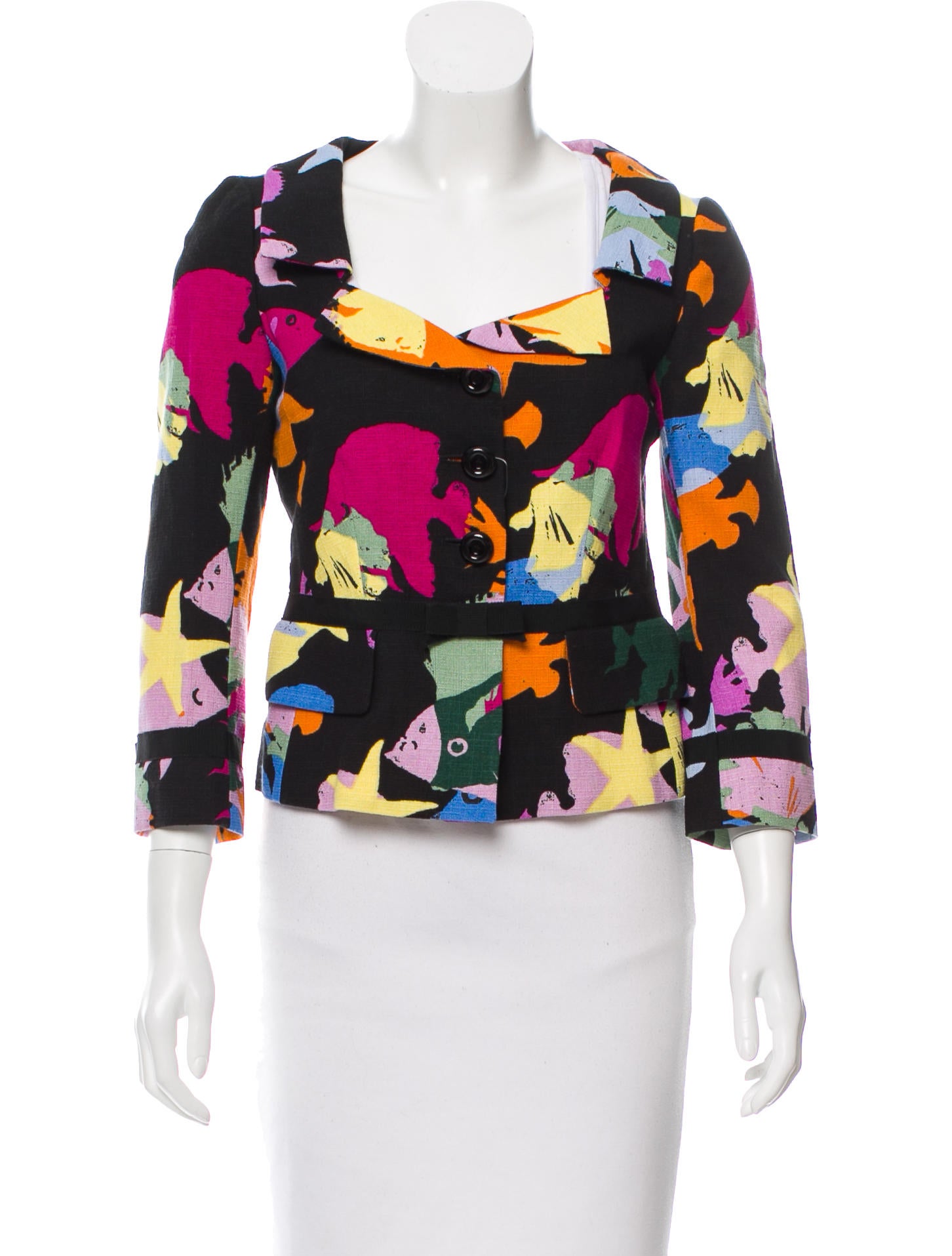 コート Moschino FW25 (06055512 0084) Moschino Kids Moschino Girls Smiley Face Knitted Dress in