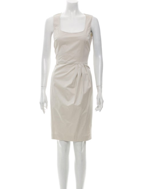 Moschino Cheap and Chic Square Neckline Knee-Lengt