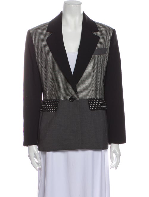 Moschino Cheap and Chic Colorblock Pattern Blazer