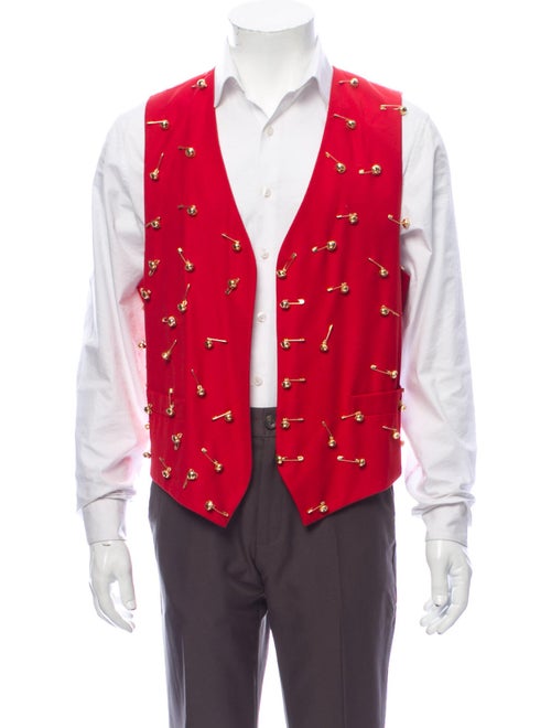 Moschino Cheap and Chic Wool Suit Vest Wool