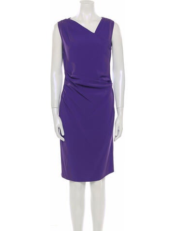 Moschino Cheap and Chic Dresses V-Neck Knee-Length Dress M