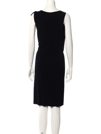 Moschino Cheap and Chic Cowl Neck Knee-Length Dress
