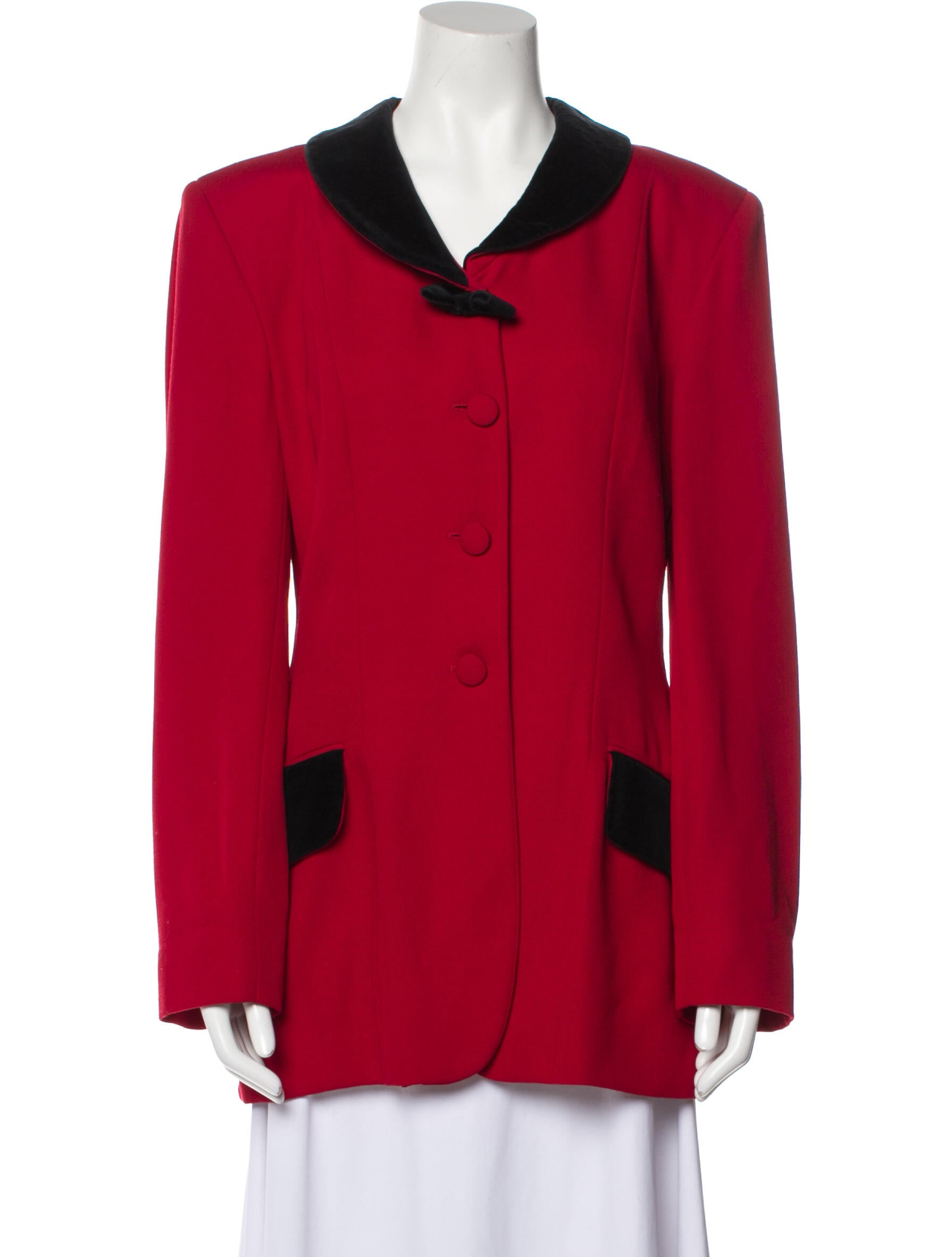 Christian Dior Vintage Evening Jacket Red Jackets, Clothing