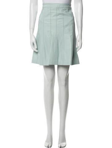 Moschino Cheap and Chic Skirts Leather Knee-Length Skirt US 8 | M