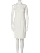 Moschino Cheap and Chic Square Neckline Knee-Length Dress
