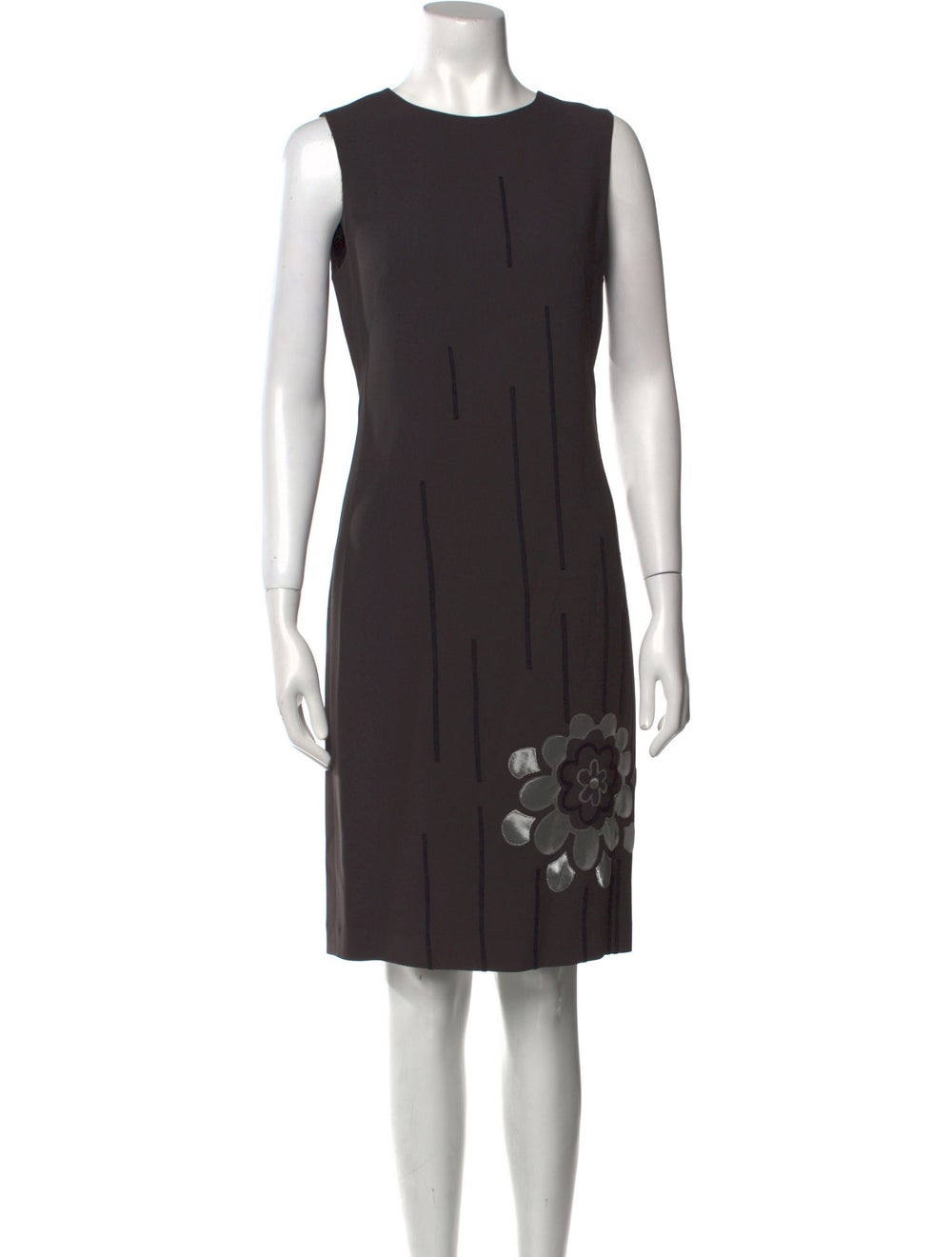 Moschino Cheap and Chic Shift Dress Vintage From the 1990's Collection Grey Sleeveless