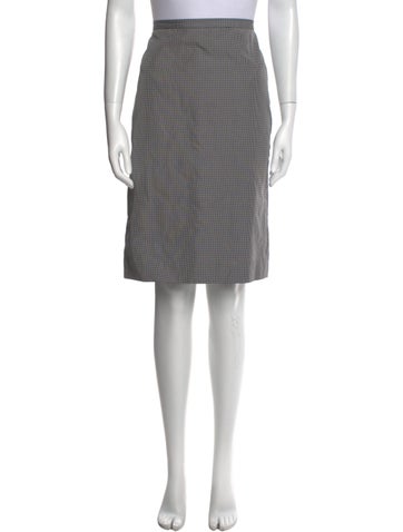 Moschino Cheap and Chic Skirts Plaid Print Knee-Length Skirt US 10 | L