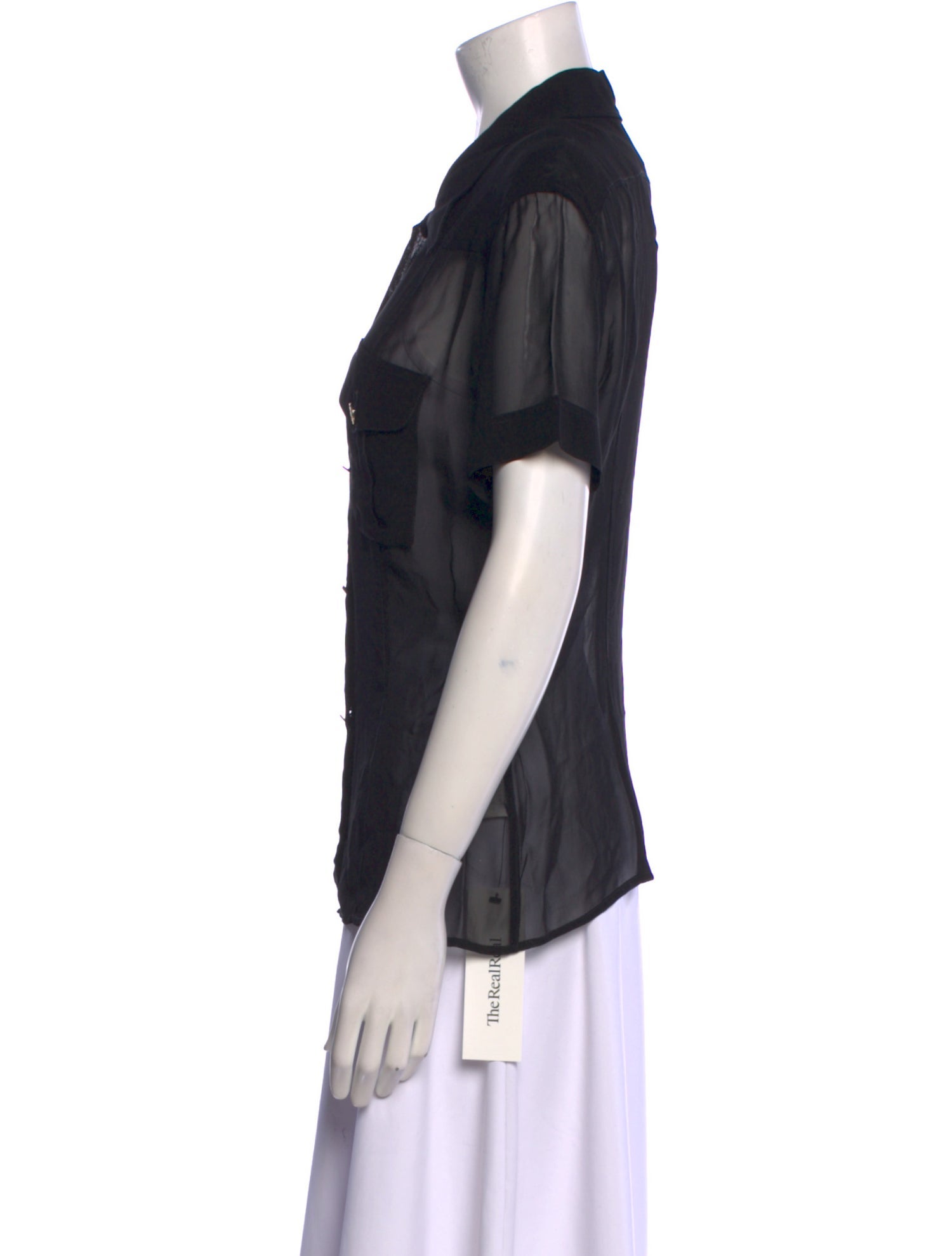 Moschino Cheap and Chic Vintage 1990's Button-Up Top