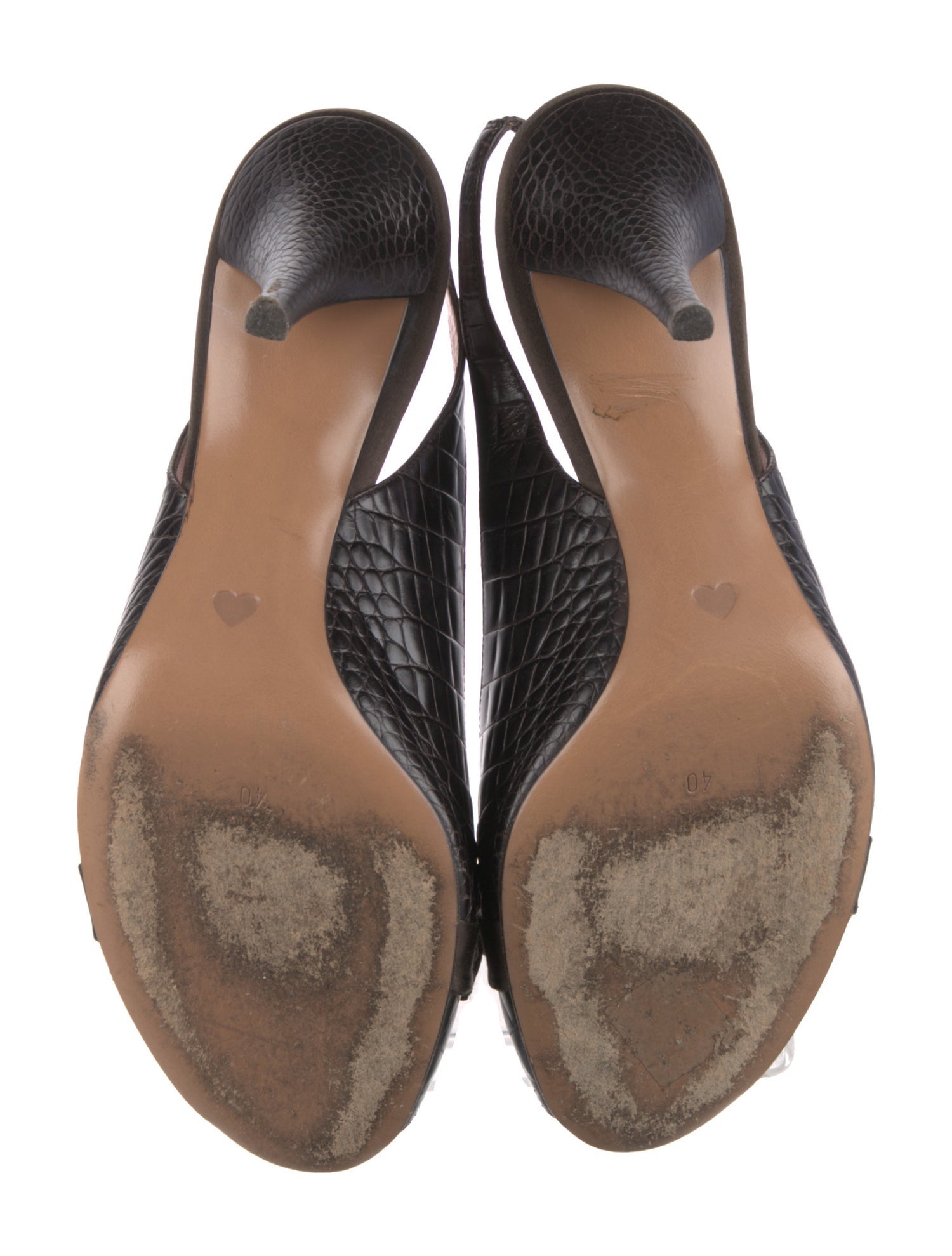 Moschino Cheap and Chic Leather Bow Accents Slingback Sandals