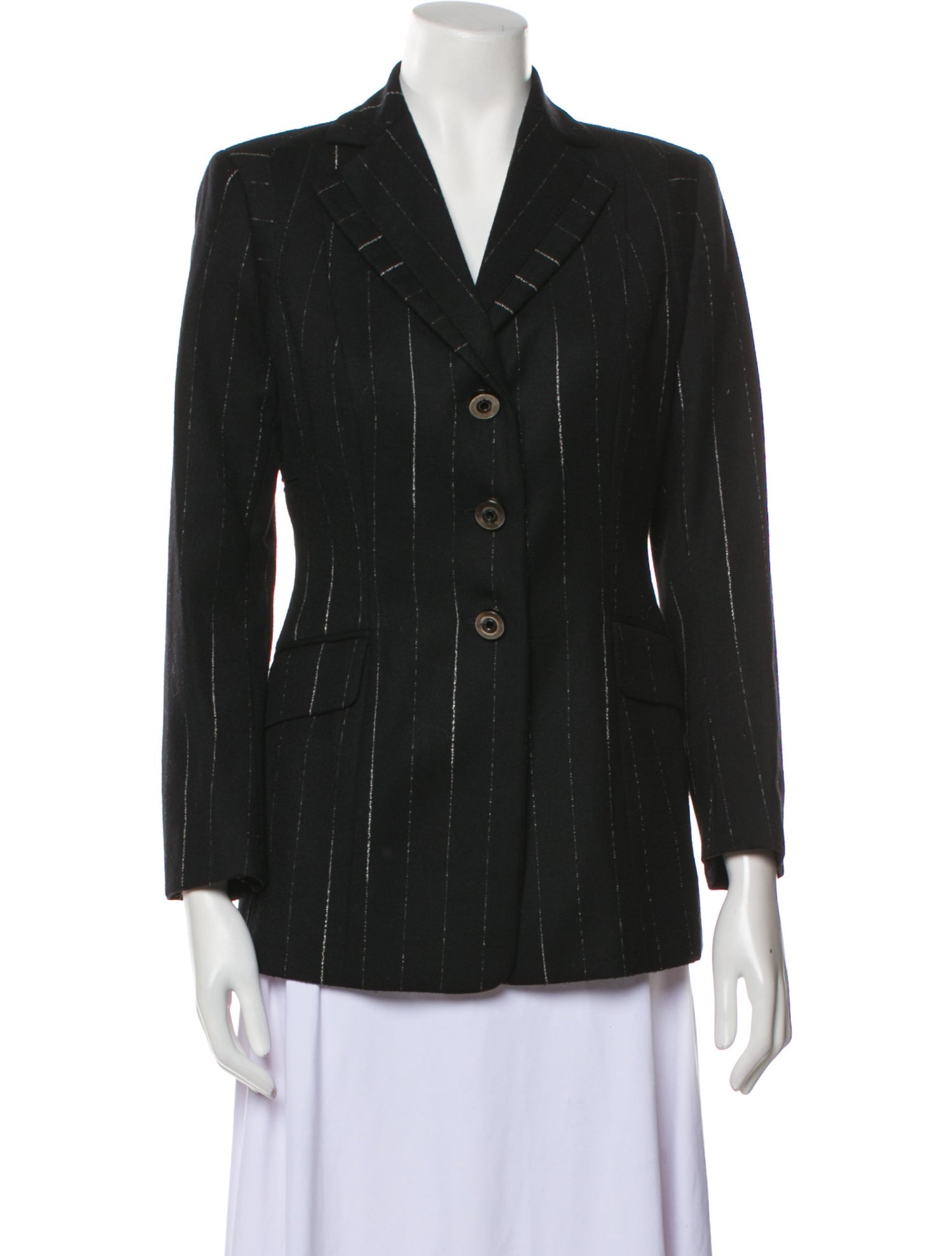 Moschino Cheap and Chic Wool Striped Blazer