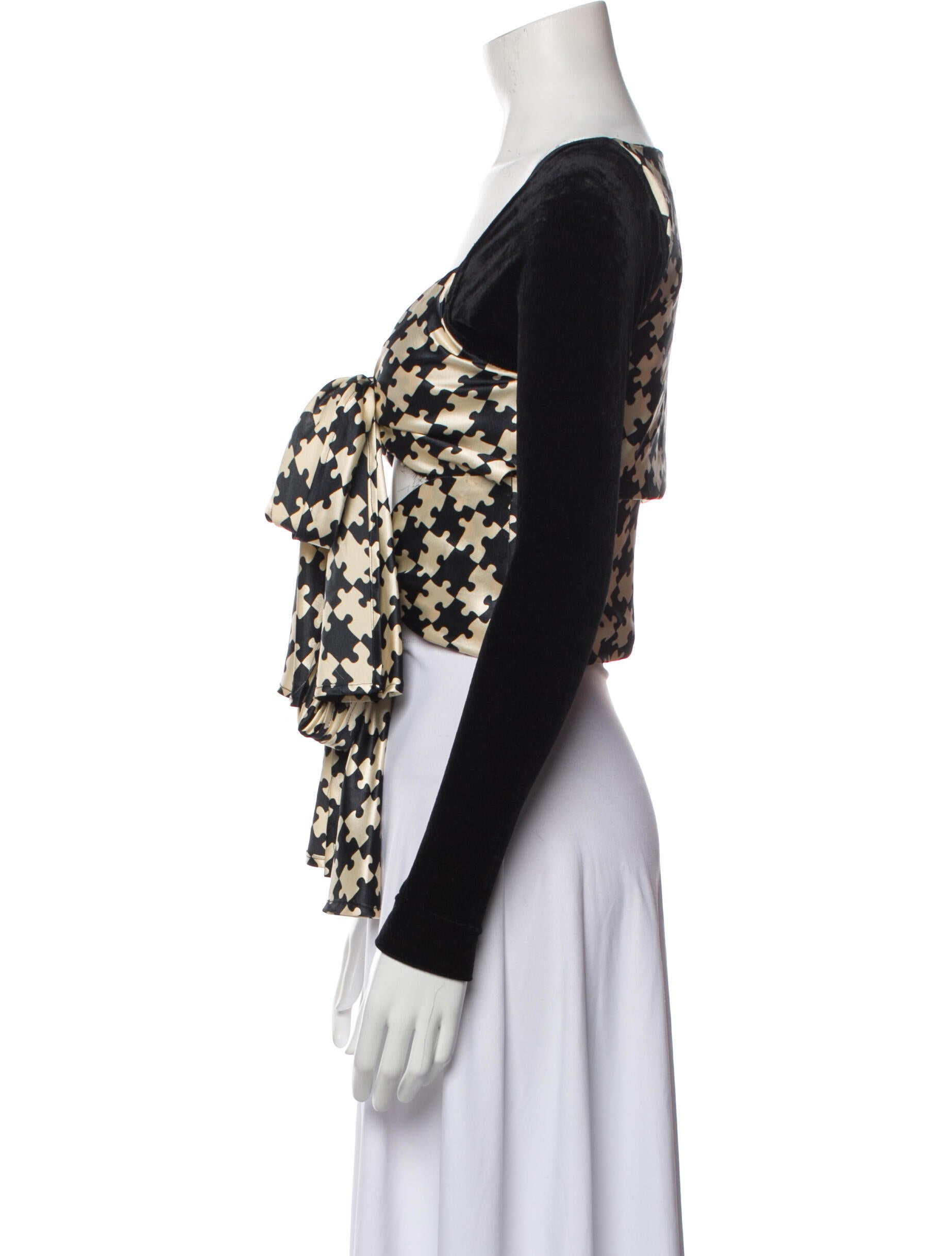 Moschino Cheap and Chic Vintage 1990's Crop Top