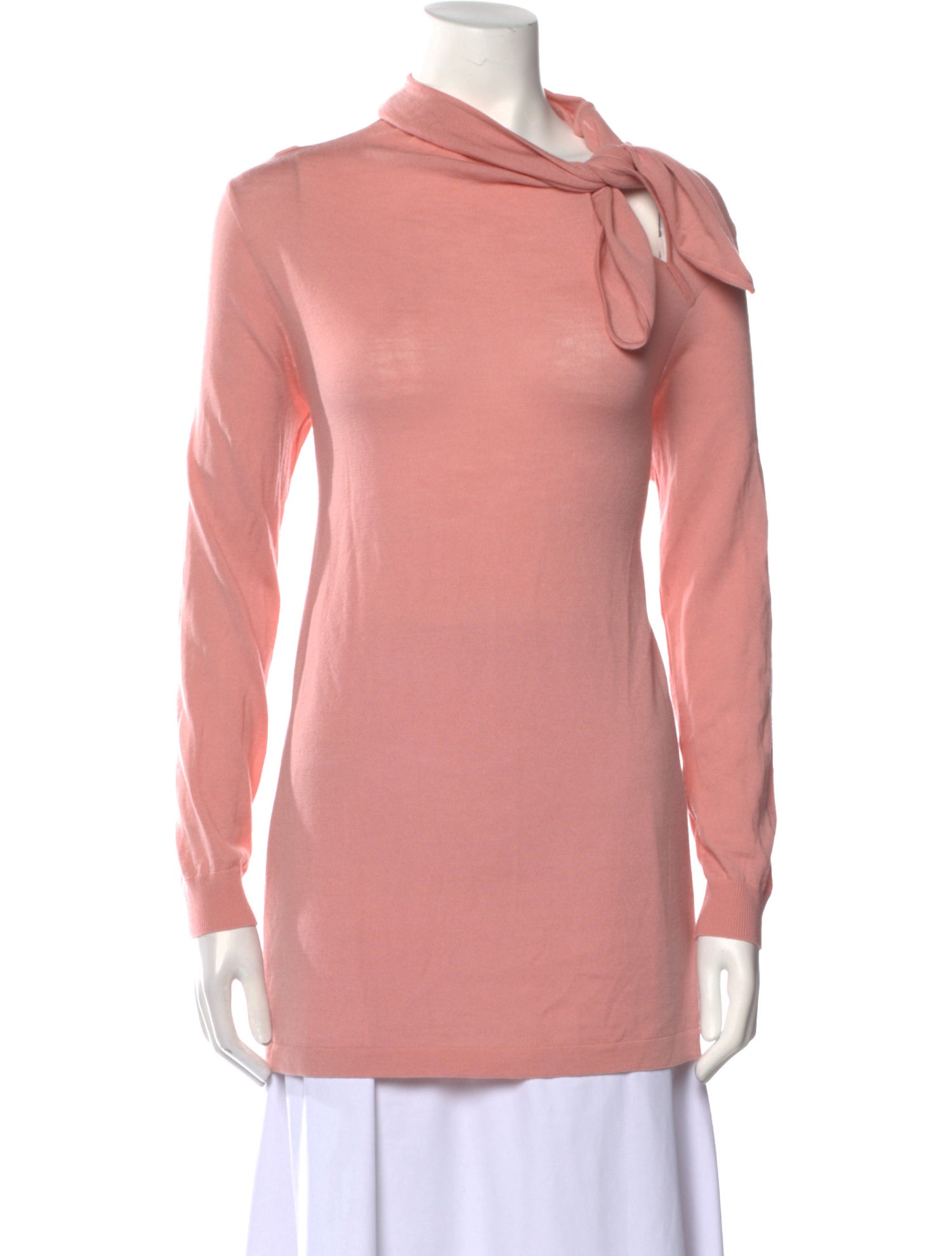 Moschino Cheap and Chic Virgin Wool Cowl Neck Sweater