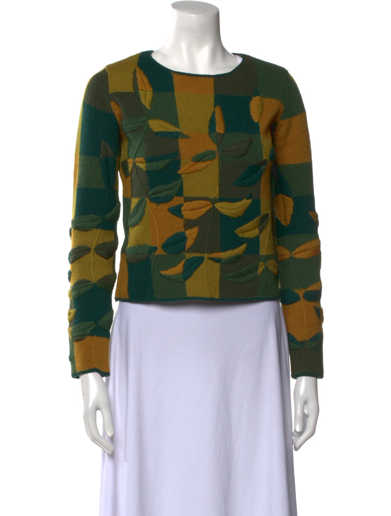 Moschino Cheap and Chic Wool Printed Sweater