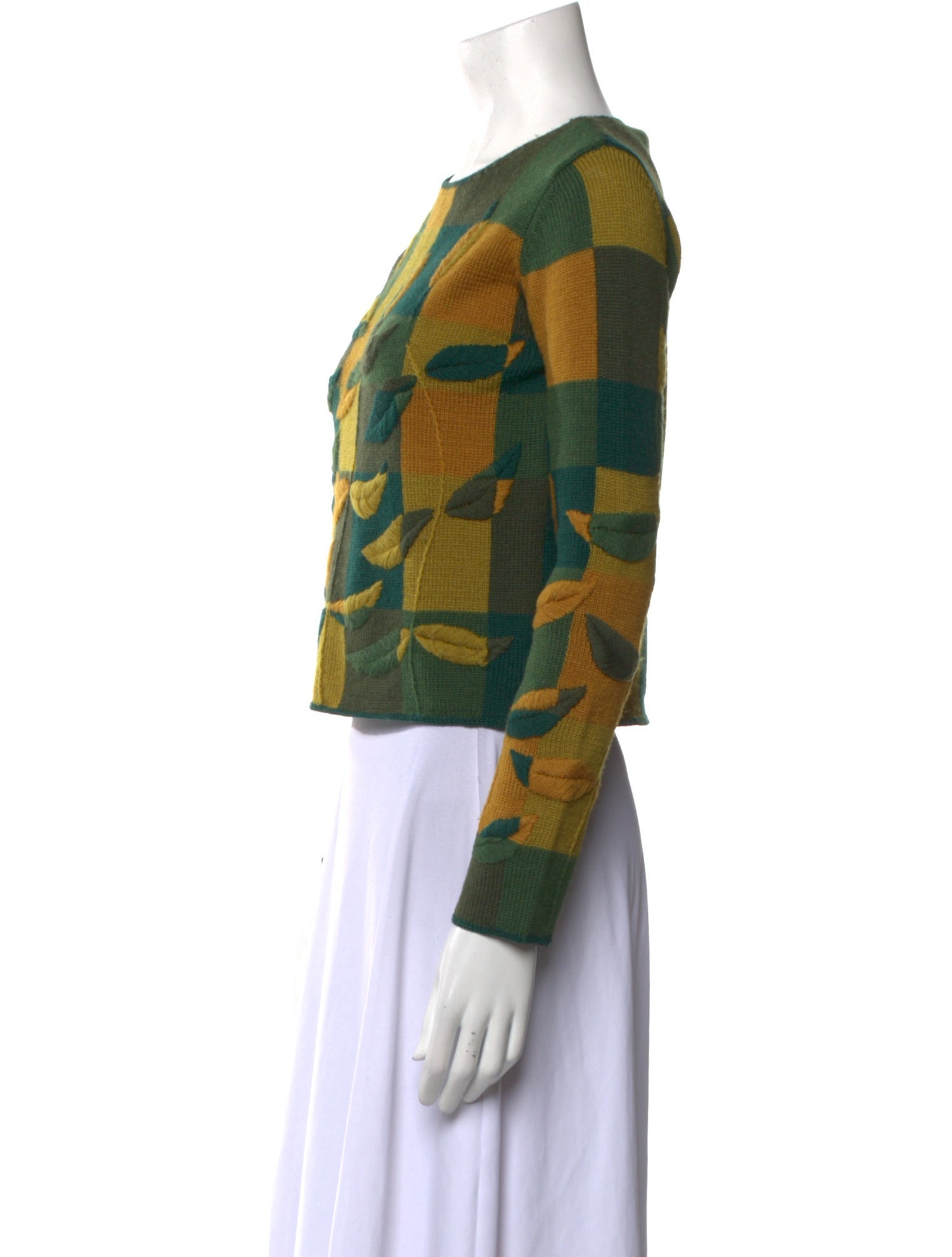 Moschino Cheap and Chic Wool Printed Sweater