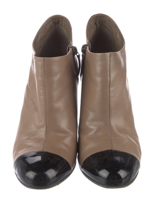 Moschino Cheap and Chic Leather Printed Boots