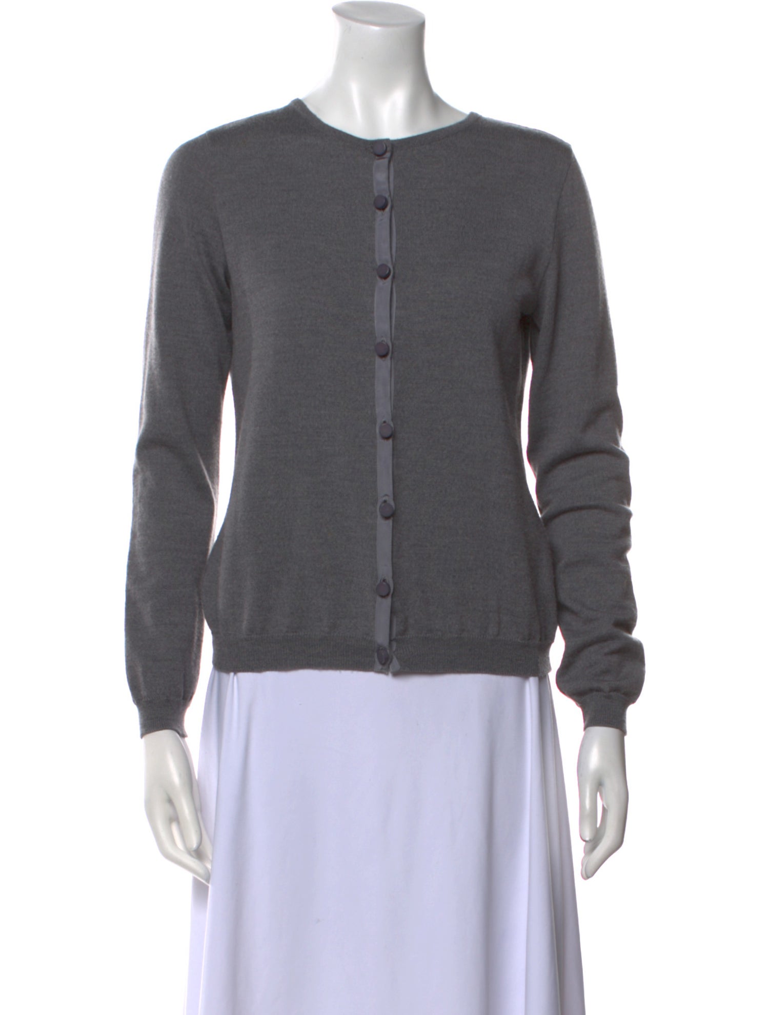 Moschino Cheap and Chic Virgin Wool Crew Neck Sweater