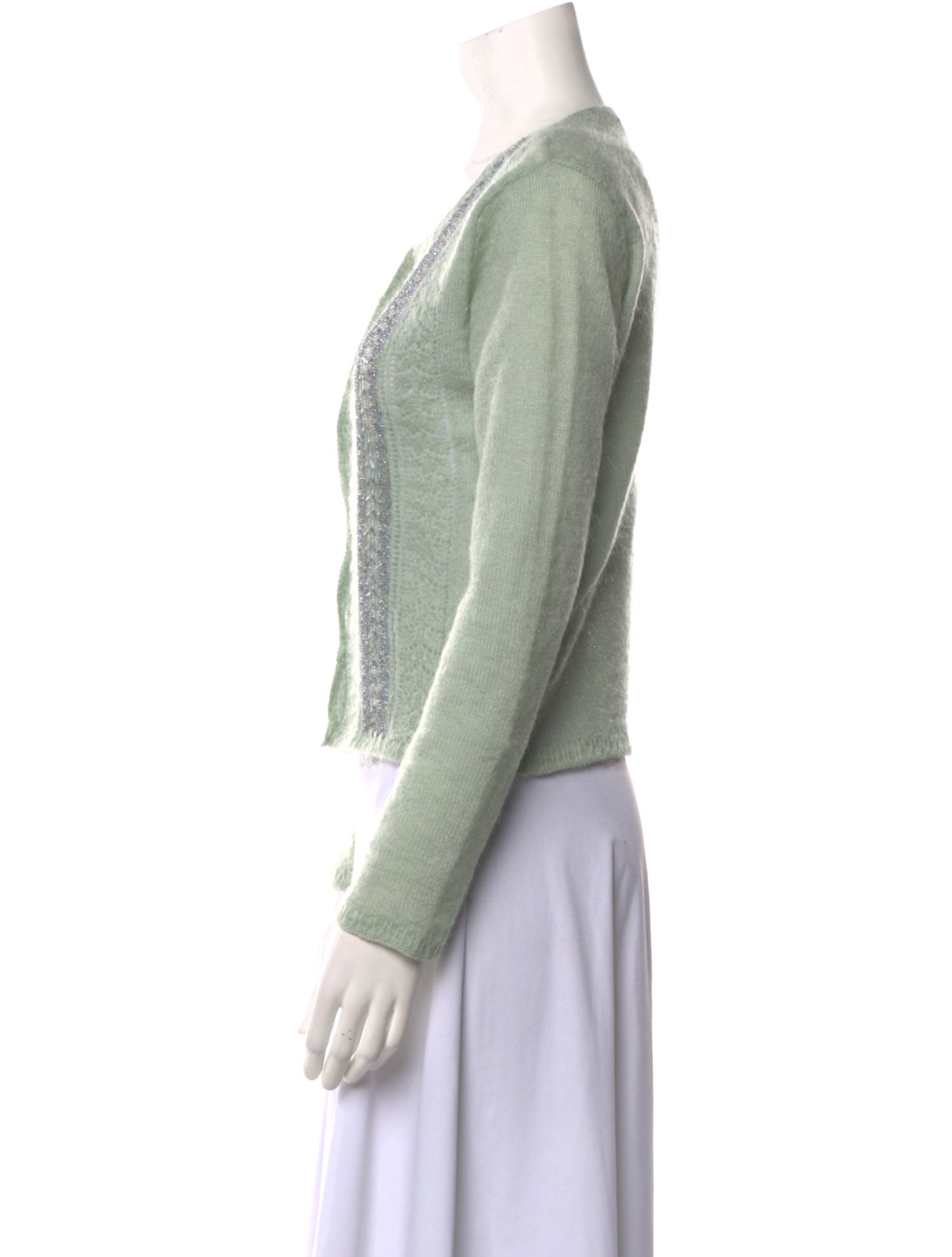 Moschino Cheap and Chic Mohair Scoop Neck Sweater